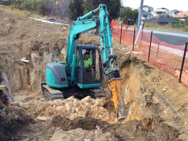 excavating equipment perth